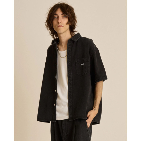 Obey Ανδρικό πουκάμισο Bigwig Denim Shirt